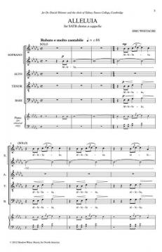 Alleluia (Eric Whitacre) 