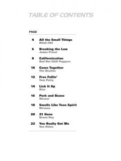 Hal Leonard Guitar Tab Method: Songbook 1 