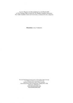 Requiem Aeternam From Lazarus Requiem von Patrick Hawes 