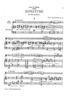Sonatine Op. 44 von Niels Otto Raasted 