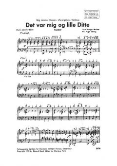 Det Var mig og lille Ditte von Jacob Gade 