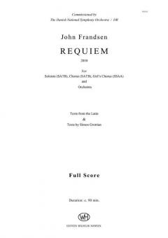Requiem for Soloists, Chorus, Girl's Chorus and Orchestra von John Frandsen im Alle Noten Shop kaufen (Partitur)
