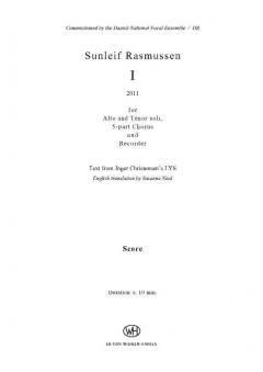 I (Sunleif Rasmussen) 