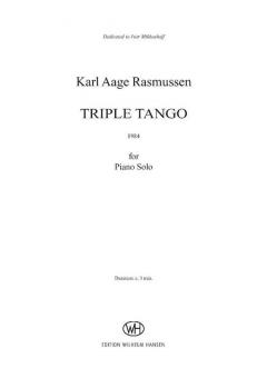 Triple Tango von Karl Aage Rasmussen 