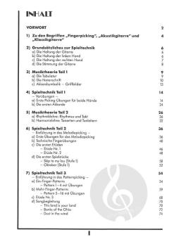 Modernes Fingerpicking Band 1 von Hans Westermeier 