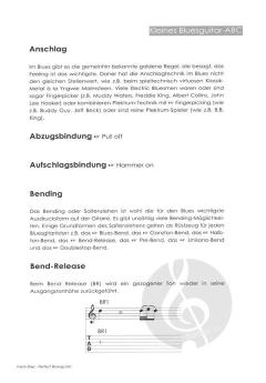 Perfect Bluesguitar von Frank Diez 