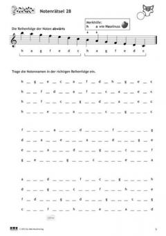 Notenrätsel für schlaue Notenfüchse Band 2 von Thomas Moshammer im Alle Noten Shop kaufen