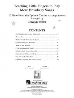 Teaching Little Fingers To Play More Broadway Songs 