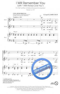 I Will Remember You (Whitney Houston) 