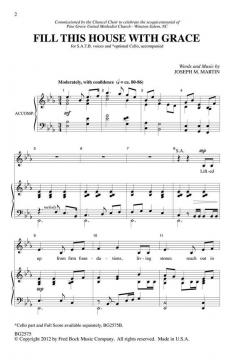 Fill This House With Grace (Joseph A. Martin) 