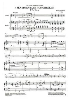 4 Sentimentale Humoresken von Ernst Thilo Kalke 