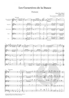 Les Caractères de la Dance von Jean-Féry Rebel 