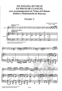 6 Sonates op. 2, Band 3 von Louis Couperin 