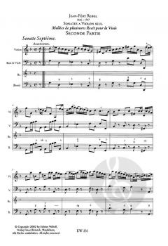 Sonates á Violon seul Band 3 von Jean-Féry Rebel 