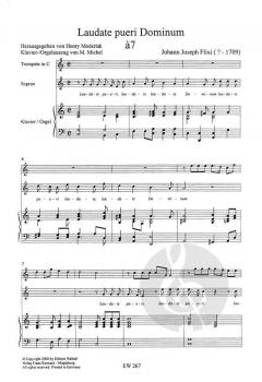 Laudate pueri Dominum à 7 von Johann Joseph Flixi 