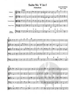 Lieblicher Frühlings-Anfang oder Musikalischer Seyten-Klang: Suiten Nr. V & VI (in f & C) von Jakob Scheiffelhut 