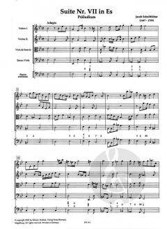 Lieblicher Frühlings-Anfang oder Musikalischer Seyten-Klang: Suiten Nr. VII & VIII (in Es & fis) von Jakob Scheiffelhut 