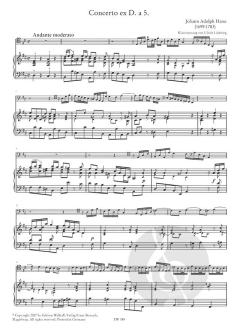Konzert D-Dur von Johann Adolf Hasse 