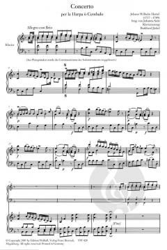 Konzert F-Dur von Johann Wilhelm Hertel 