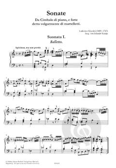 Sonaten op. 1, Nr. 1-6 von Lodovico Giustini 