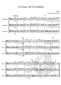 Trios For Trombones von John Cacavas 