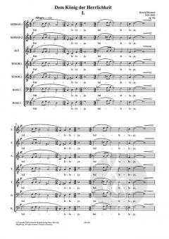 Dem König der Herrlichkeit von Bertold Hummel 