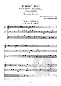 Canzonen und Sonaten Band 2 von Giovanni Battista Riccio 