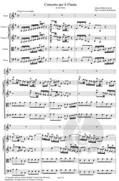 Konzert G-Dur von Johann Wilhelm Hertel 