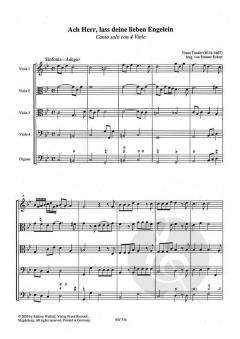 Ach Herr, lass deine lieben Engelein von Franz Tunder 