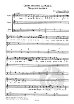 Quam amarum, Dialogo von Giovanni Legrenzi 