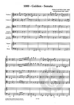 Tausend-Gulden-Sonate á 5 von Philipp Jacob Rittler 
