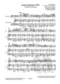Sonate XI g-Moll von Henry Eccles 