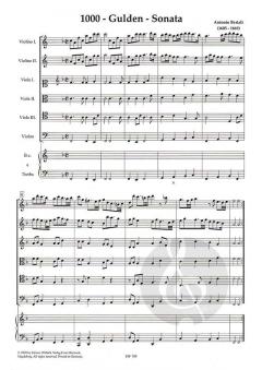 Tausend-Gulden-Sonate á 6 von Antonio Bertali 