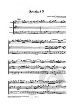 Sonata á 3 von Johann Christoph Pepusch 