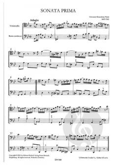 12 Sonaten Band 2 (WD 698) von Giovanni Benedetto Platti 