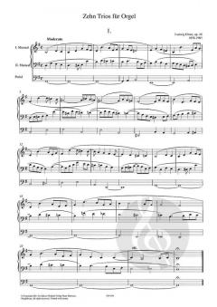 Zehn Trios für Orgel op. 48 von Ludwig Ebner im Alle Noten Shop kaufen