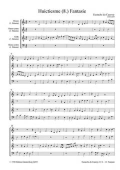 42 Fantasien Heft 2: 4-stimmig von Eustache du Caurroy 