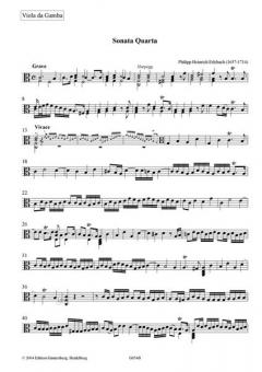 Sonata Quarta C-Dur von Philipp Heinrich Erlebach 