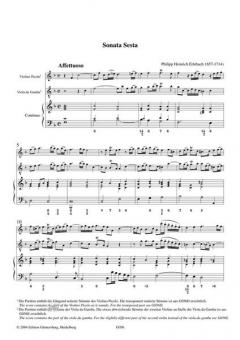 Sonata Sesta F-Dur von Philipp Heinrich Erlebach 