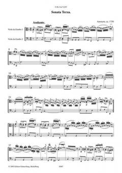 Pariser Gambenduos (1750): Sonaten III und IV 