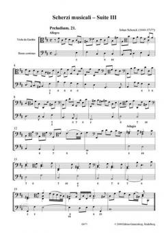 Scherzi musicali op. 6: Suite III-V von Johann Schenck 