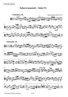 Scherzi musicali op. 6: Suite VI & VII von Johann Schenck 