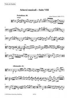 Scherzi musicali op. 6: Suite VIII & IX von Johann Schenck 