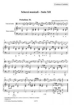 Scherzi musicali op. 6: Suite XII - XIV von Johann Schenck 
