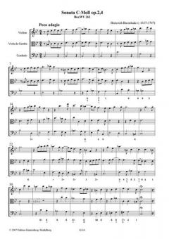 Sonata c-moll op. 2,4 von Dietrich Buxtehude 