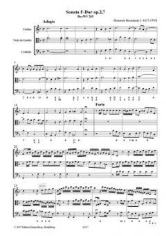 Sonata F-Dur op. 2,7 von Dietrich Buxtehude 