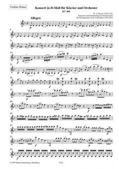 Konzert d-Moll KV 466 von Wolfgang Amadeus Mozart 