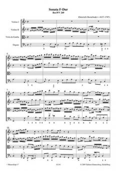 Sonata F-Dur BuxWV 269 von Dietrich Buxtehude 