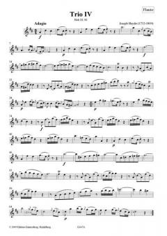 Sechs Trios, Nr. IV-VI von Joseph Haydn 