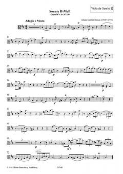 Sonate h-Moll (Wendt 27) von Johann Gottlieb Graun 